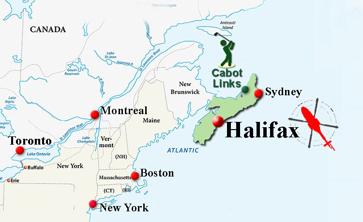 Cabot Links Charter Flights